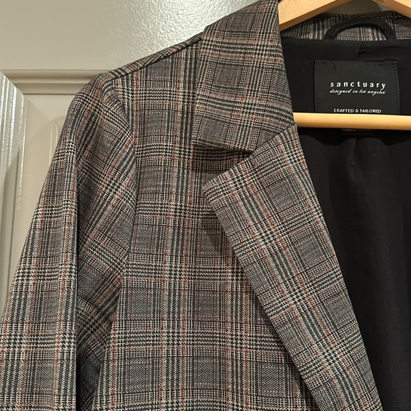 LAST CALL! Sanctuary Plaid loose fit blazer - Picture 2 of 8